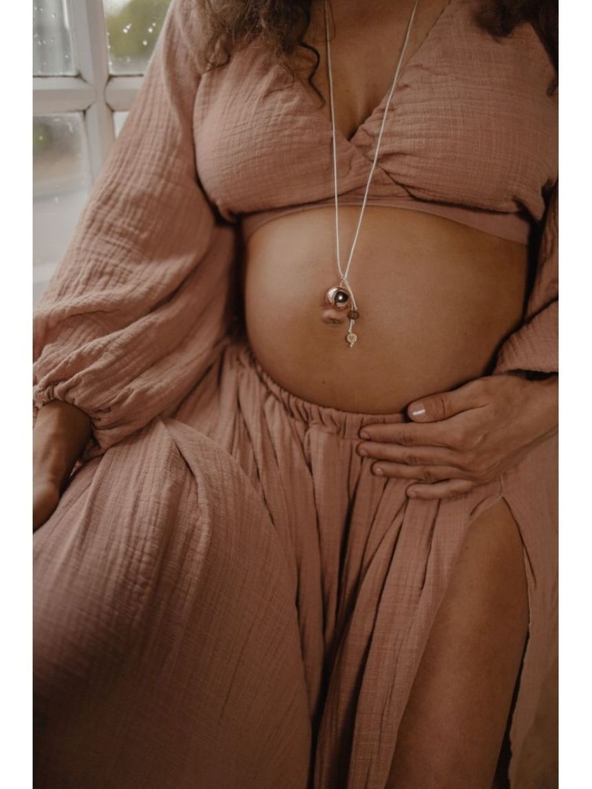 Proud mama μενταγιόν bola sofie rose gold πατουσάκια pm-671 - Proud Mama