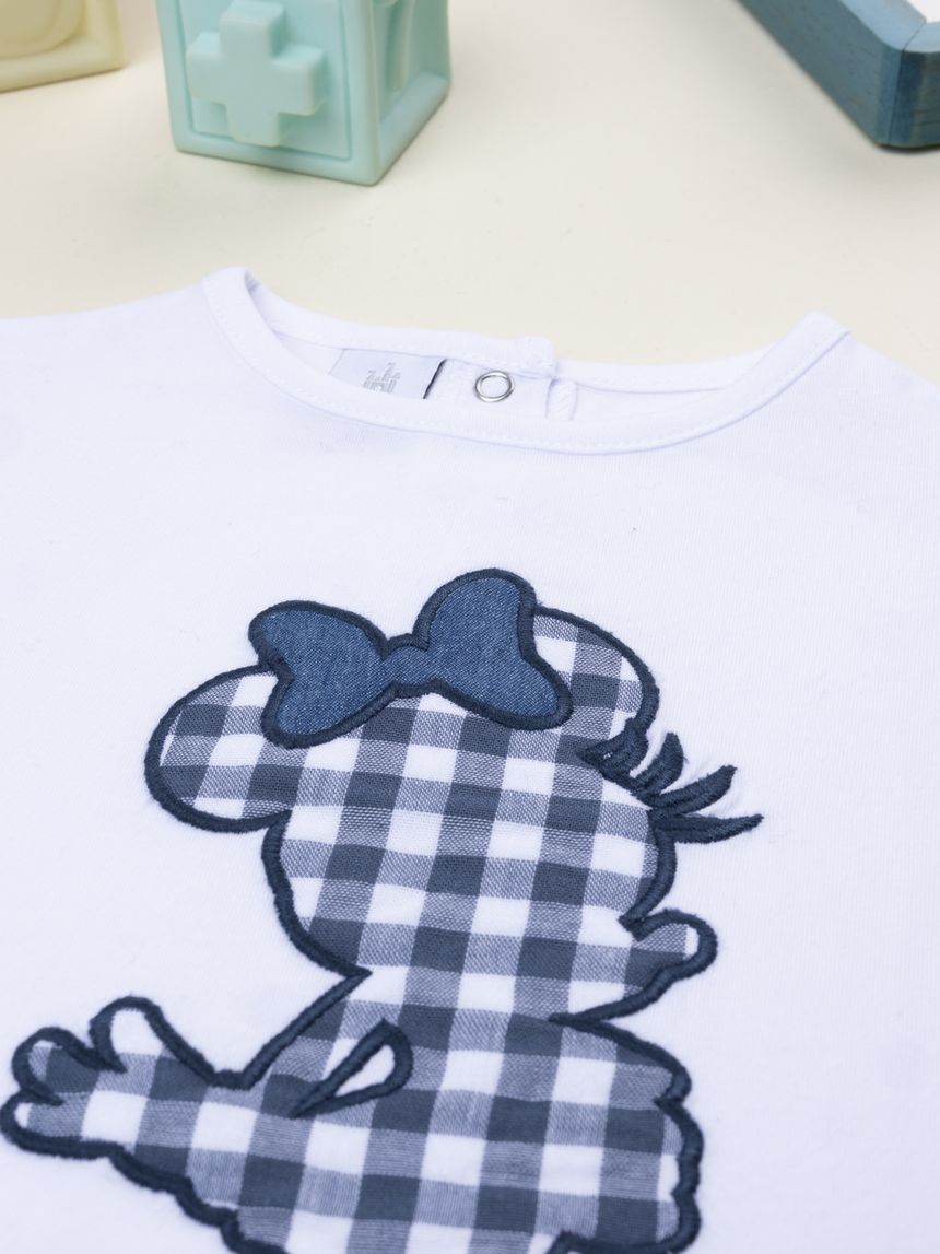 βρεφικό t-shirt λευκό minnie για κορίτσι - Prénatal