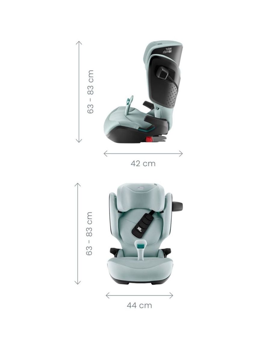 Britax romer κάθισμα αυτοκινήτου kidfix pro style i-size (100-150cm) carbon black br-3003035-01 - Britax/Romer