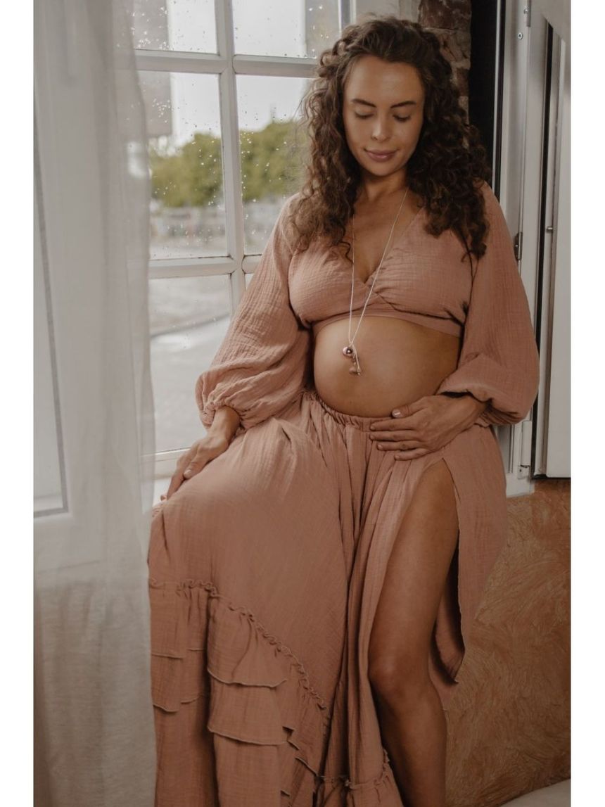 Proud mama μενταγιόν bola sofie rose gold πατουσάκια pm-671 - Proud Mama