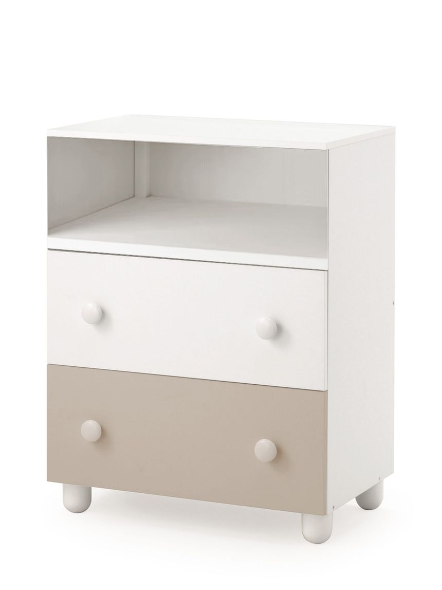 Italbaby συρταριέρα-αλλαξιέρα dove grey - italbaby