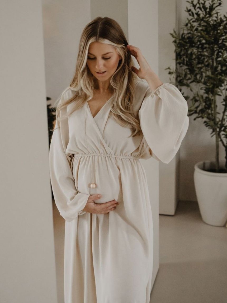 Proud mama μενταγιόν bola luna rose gold pm-572 - Proud Mama