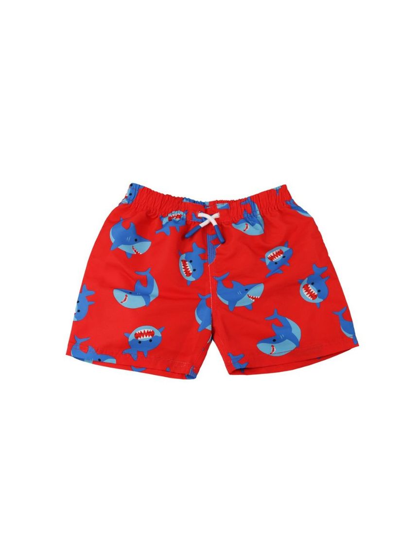 Zoocchini παιδικό μαγιό σορτς sherman the shark zoo12903 - Zoocchini