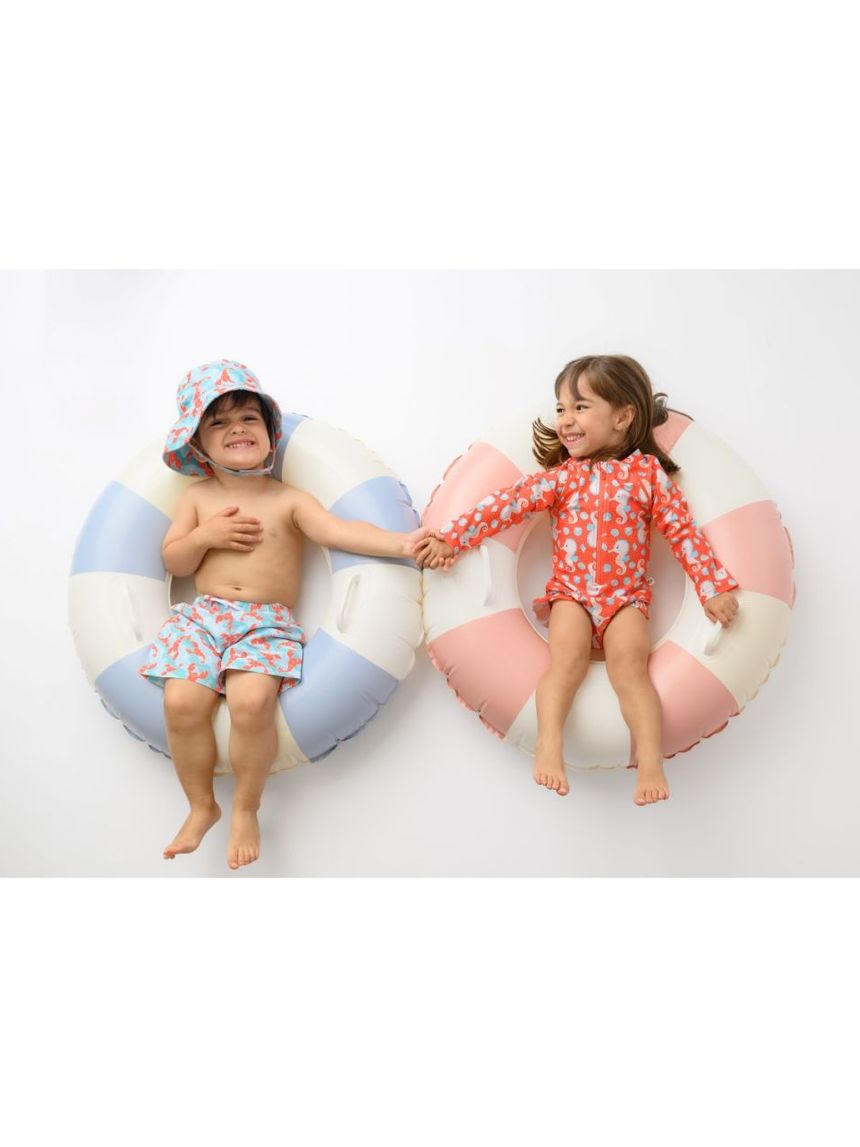 Zoocchini ολόσωμο μαγιό με μανίκια uv sally the seahorse zoo12604 - Zoocchini