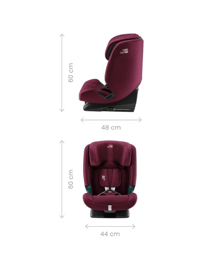 Britax romer κάθισμα αυτοκινήτου evolvafix i-size (76-150cm) space black br-3003032-01 - Britax/Romer