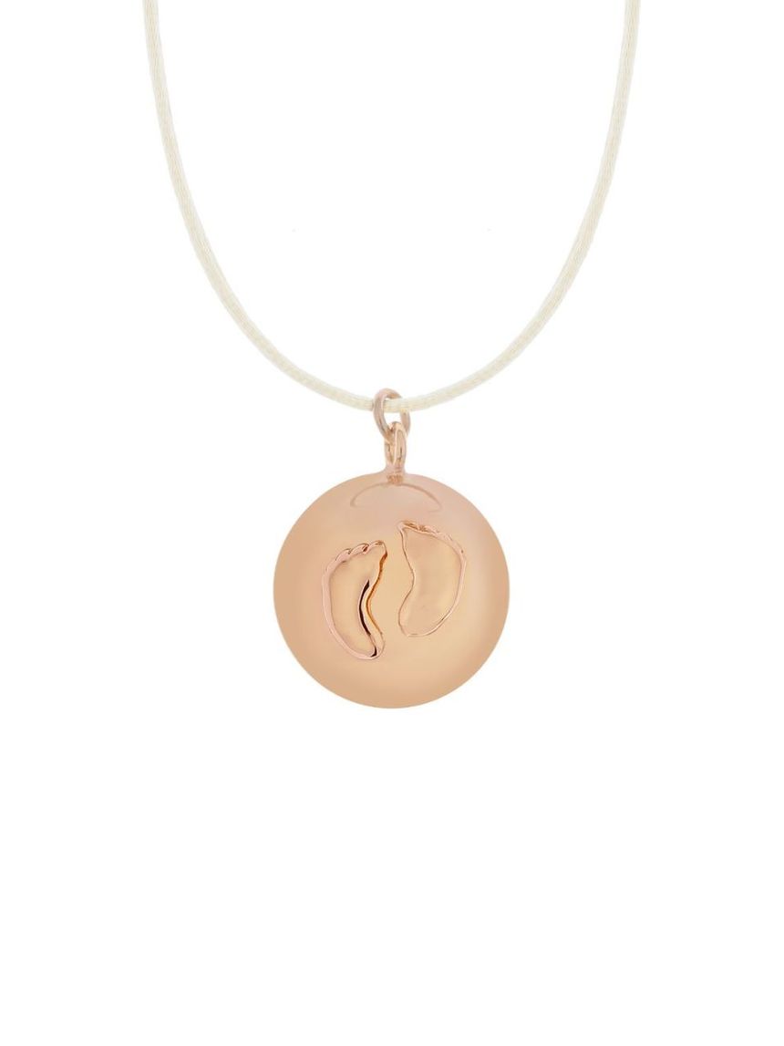 Proud mama μενταγιόν bola sofie rose gold πατουσάκια pm-671 - Proud Mama