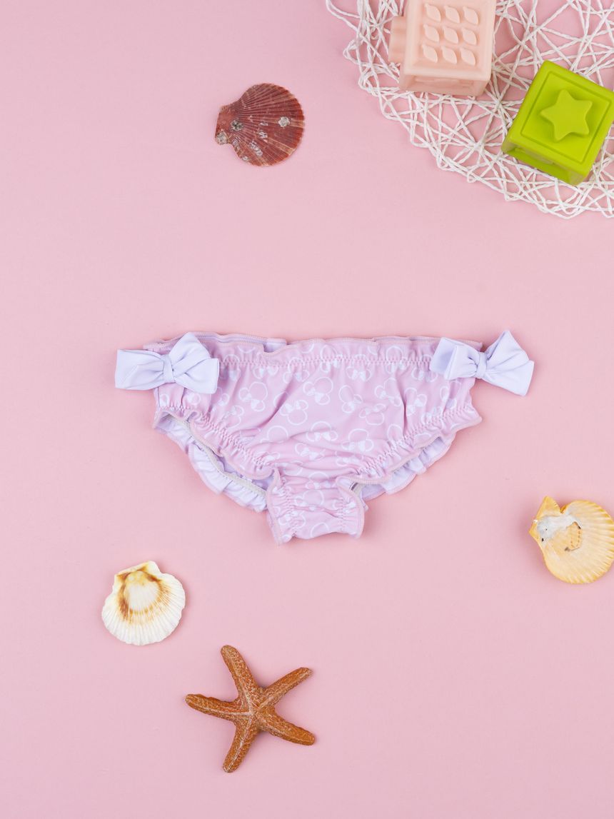 βρεφικό μαγιό σλιπ ροζ minnie για κορίτσι - Prénatal