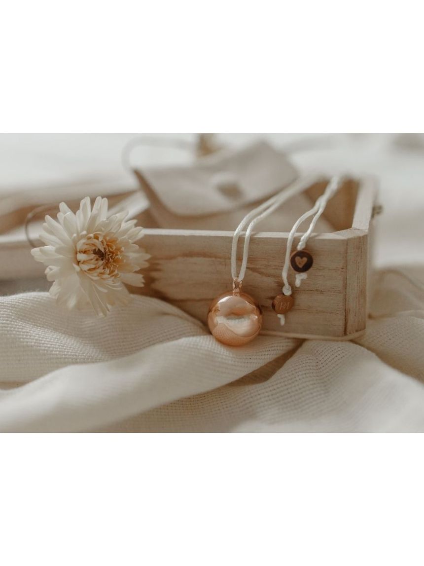 Proud mama μενταγιόν bola sofie rose gold πατουσάκια pm-671 - Proud Mama