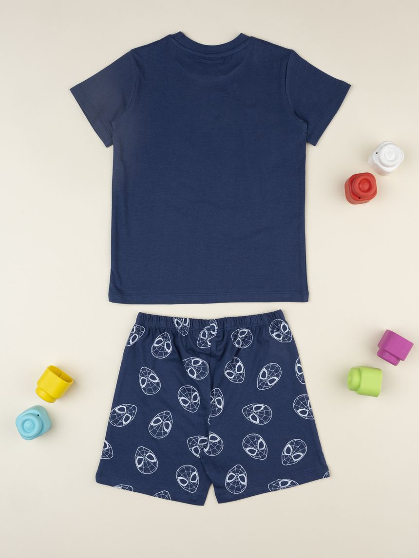 παιδική πιτζάμα μπλε spiderman για αγόρι - Prénatal