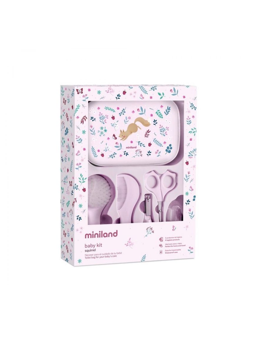 Miniland σετ περιποίησης ταξιδιού baby kit squirrel ml89745 - Miniland