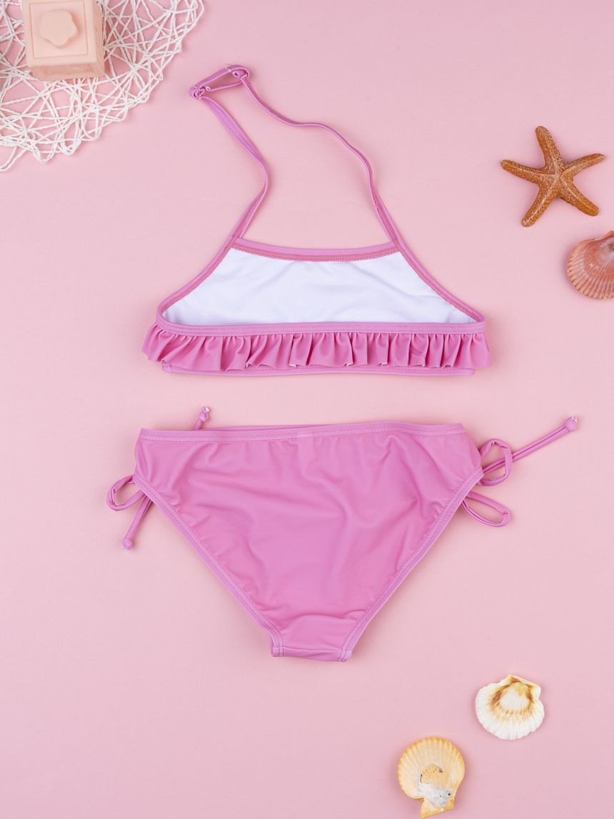 παιδικό μαγιό μπικίνι ροζ minnie για κορίτσι - Prénatal