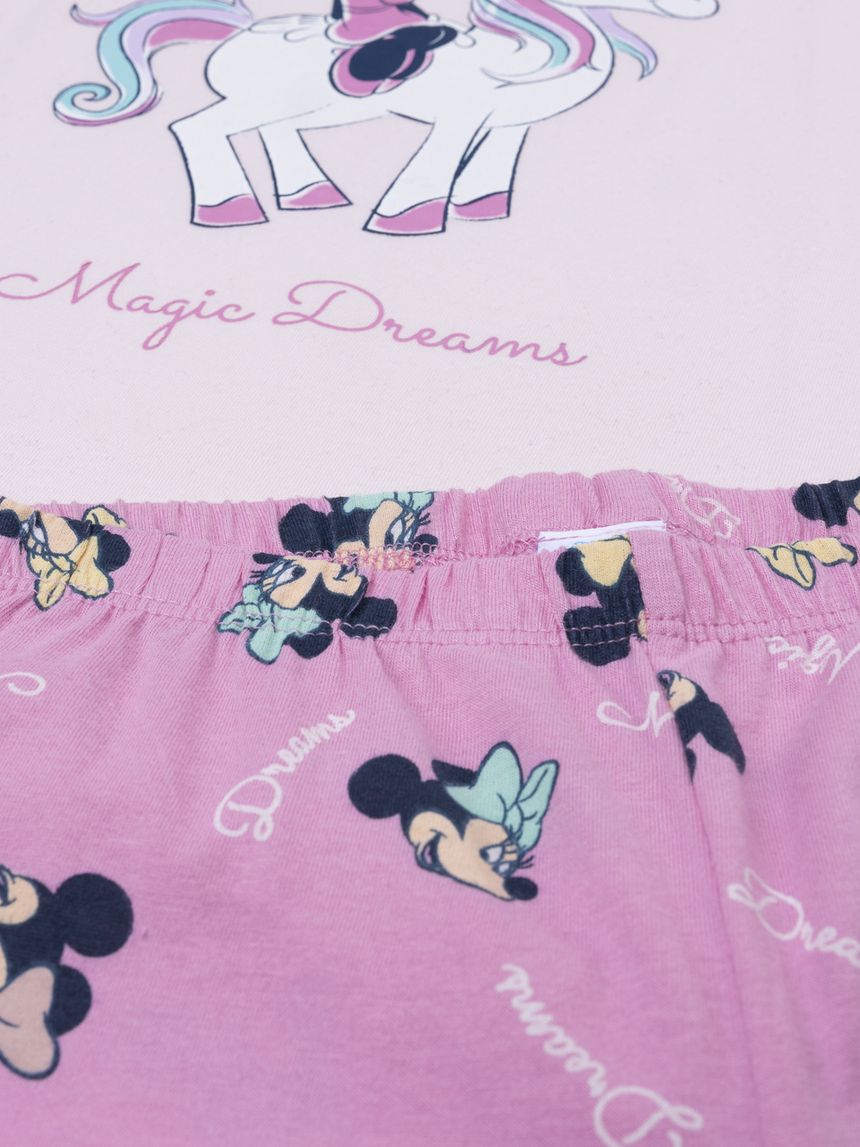 παιδική πιτζάμα ροζ minnie για κορίτσι - Prénatal