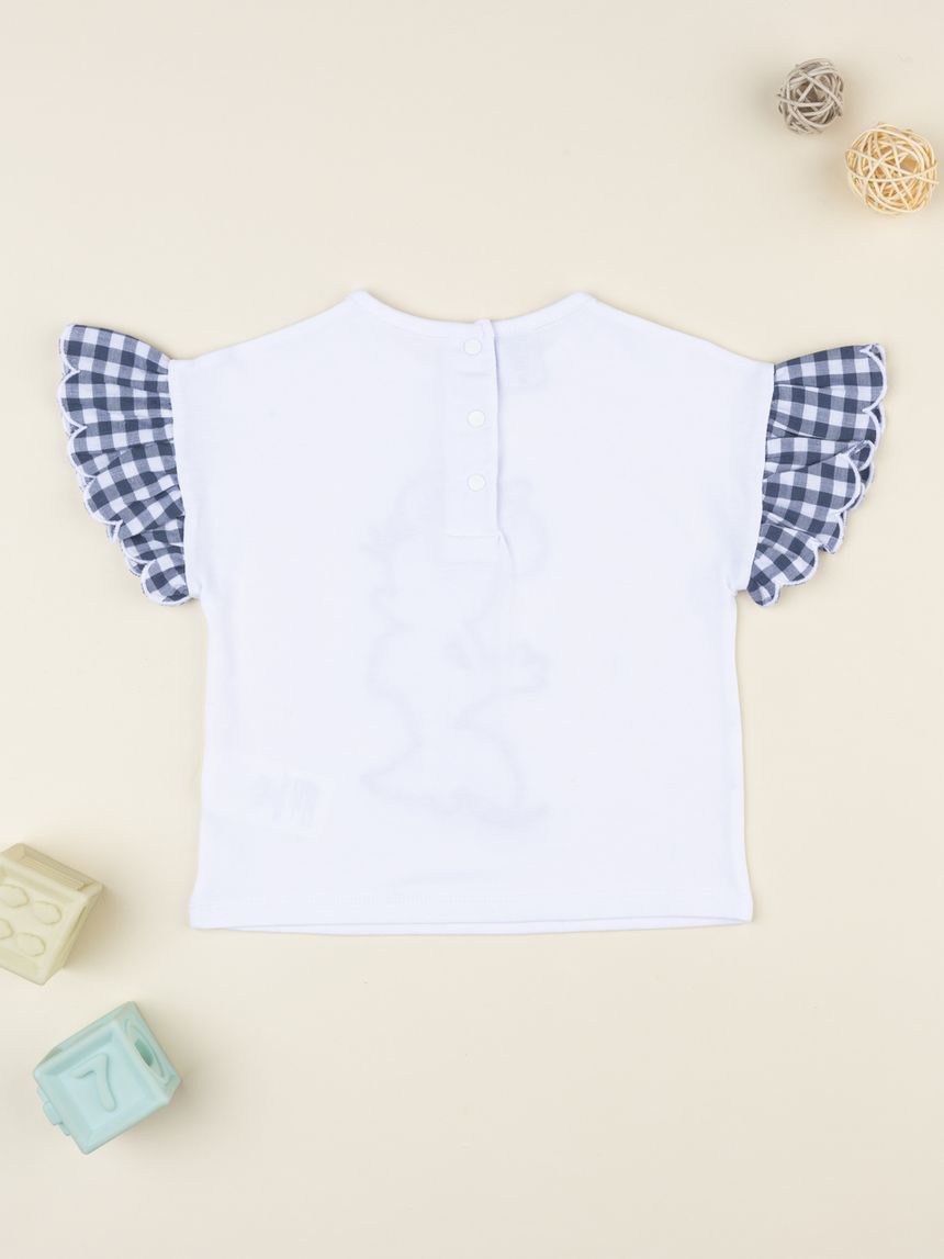 βρεφικό t-shirt λευκό minnie για κορίτσι - Prénatal