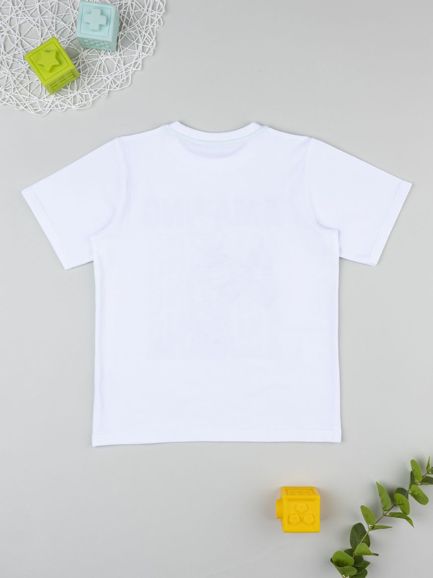 παιδικό t-shirt λευκό spiderman για αγόρι - Prénatal