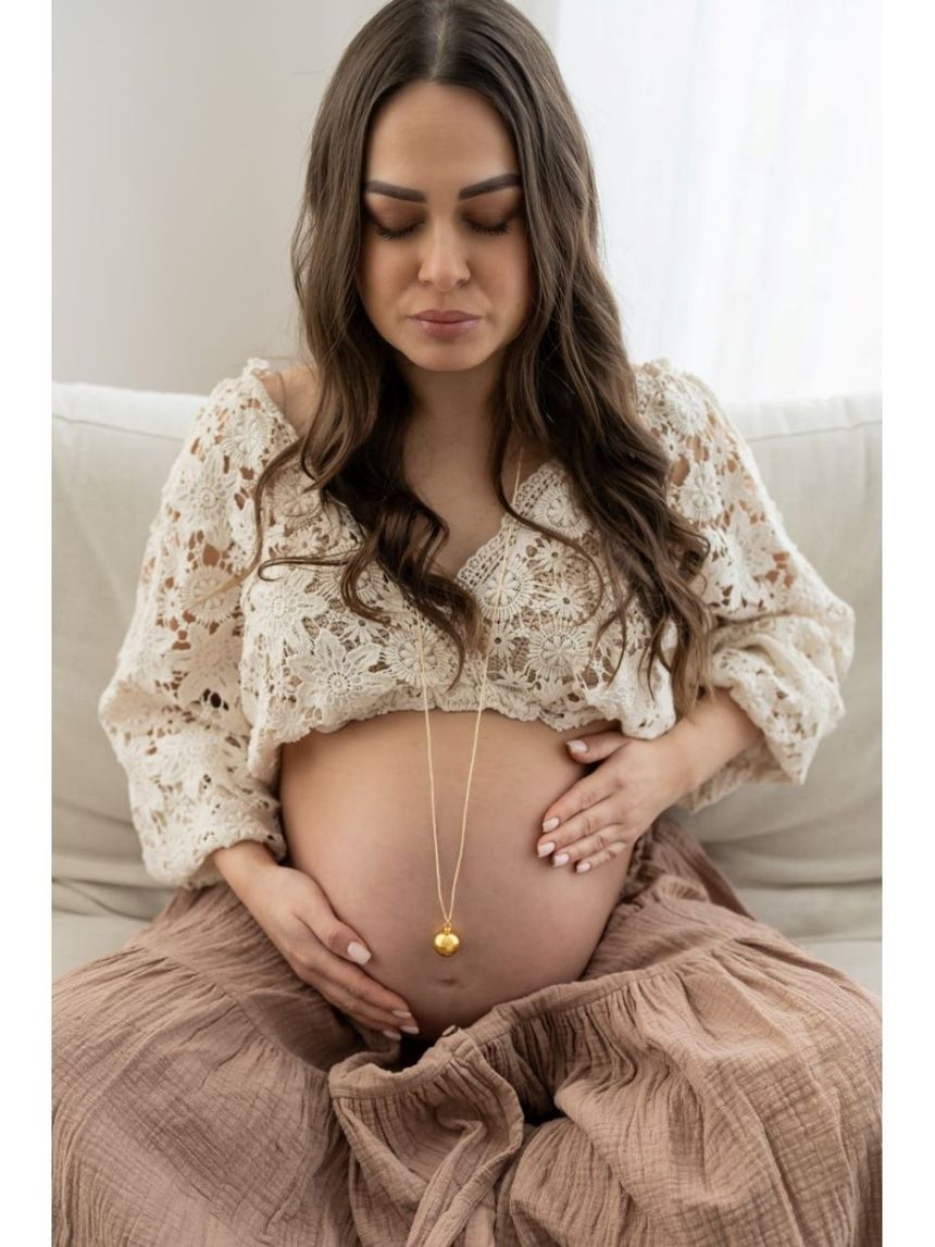 Proud mama μενταγιόν bola sofie gold pm-672 - Proud Mama