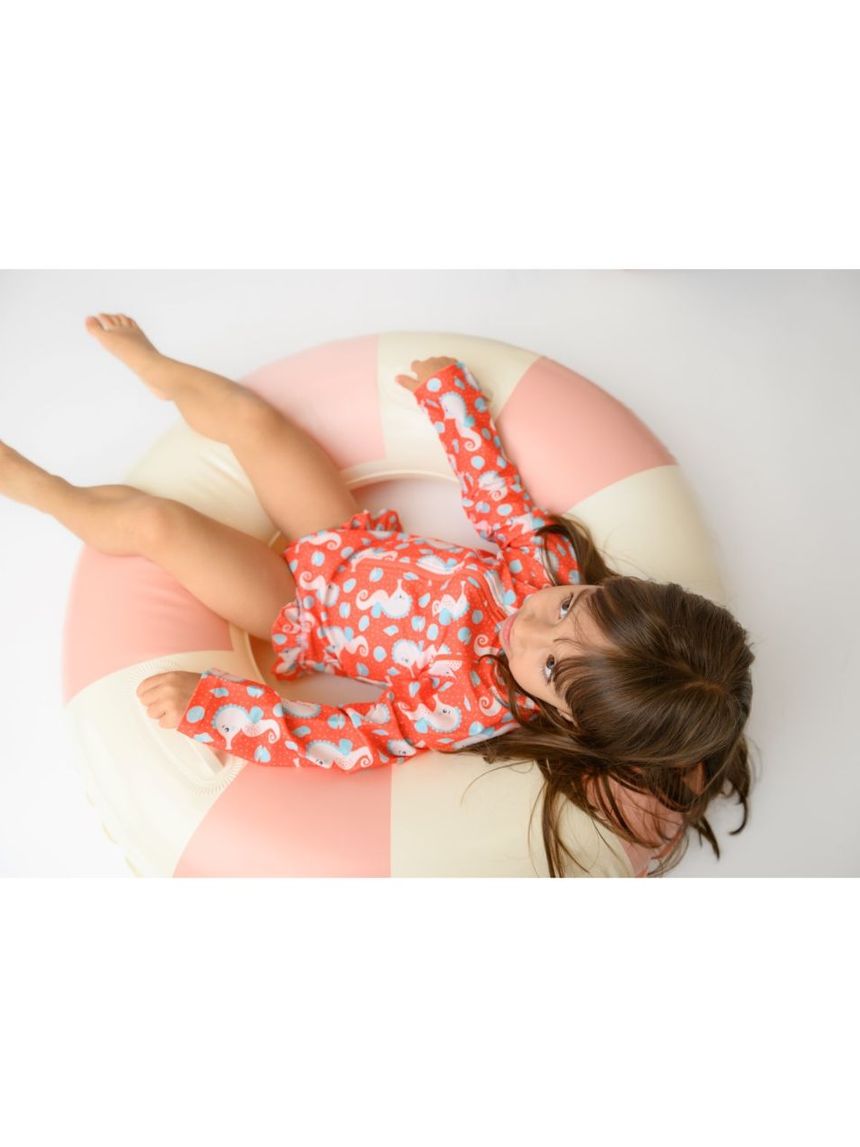 Zoocchini ολόσωμο μαγιό με μανίκια uv sally the seahorse zoo12604 - Zoocchini