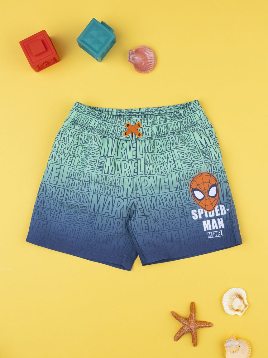 παιδικό μαγιό boxer μπλε spiderman για αγόρι - Prénatal