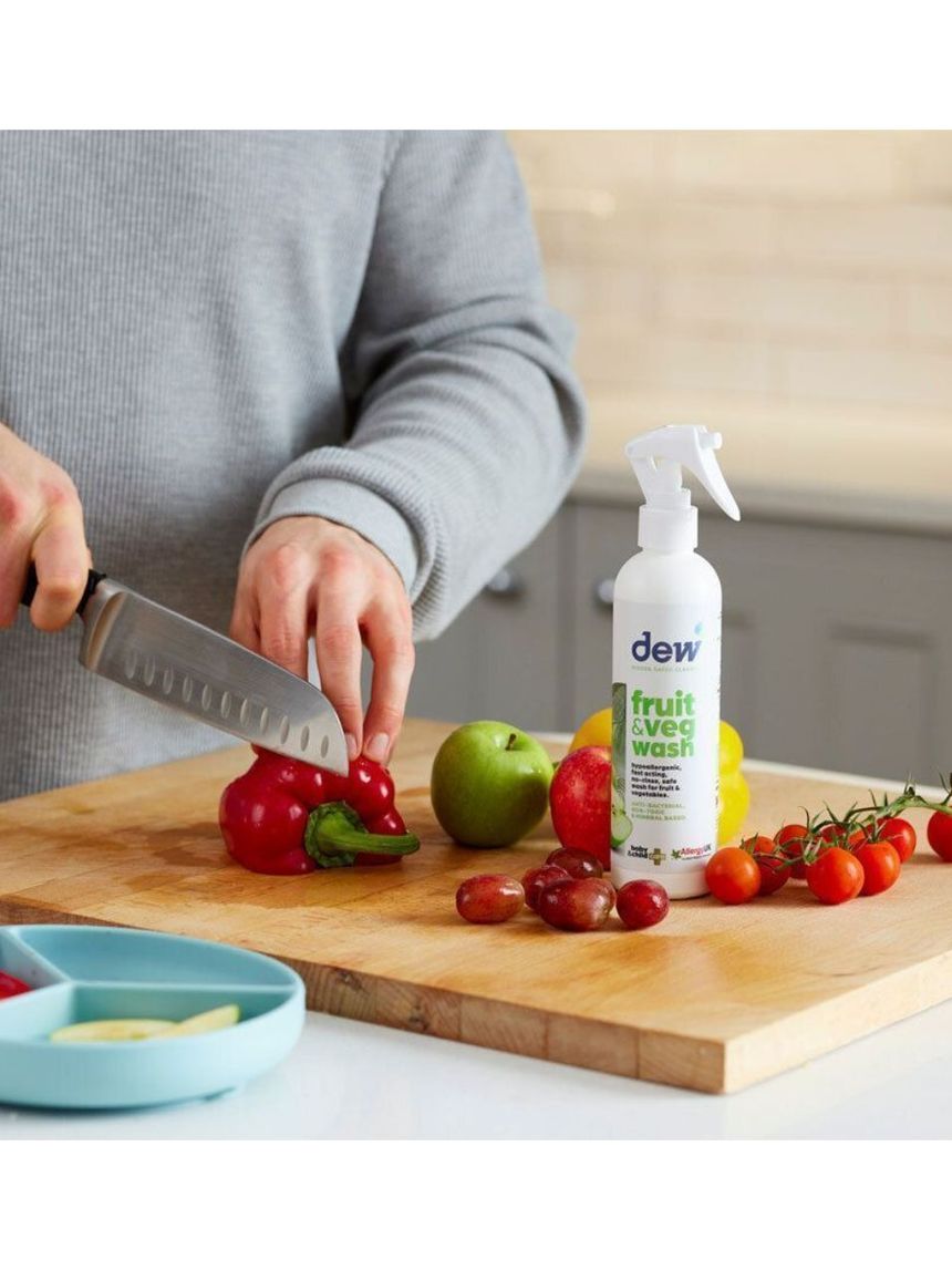 Dew fruit & veg wash απολυμαντικό καθαριστικό spray φρούτων λαχανικών χωρίς τοξικά χημικά 250ml eco/1100900992 - Dew