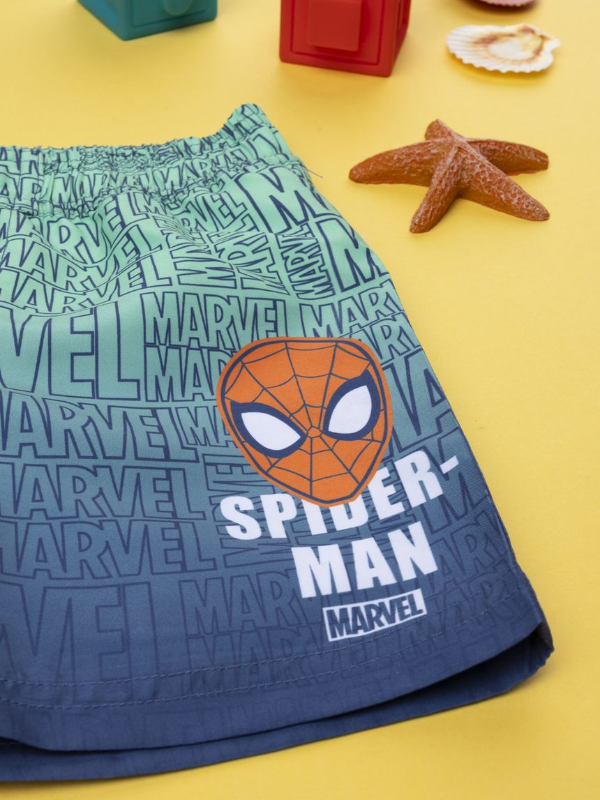 παιδικό μαγιό boxer μπλε spiderman για αγόρι - Prénatal