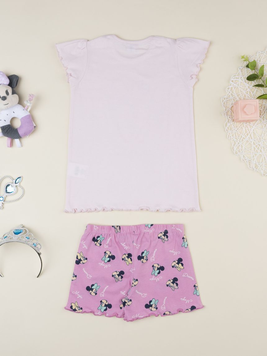 παιδική πιτζάμα ροζ minnie για κορίτσι - Prénatal
