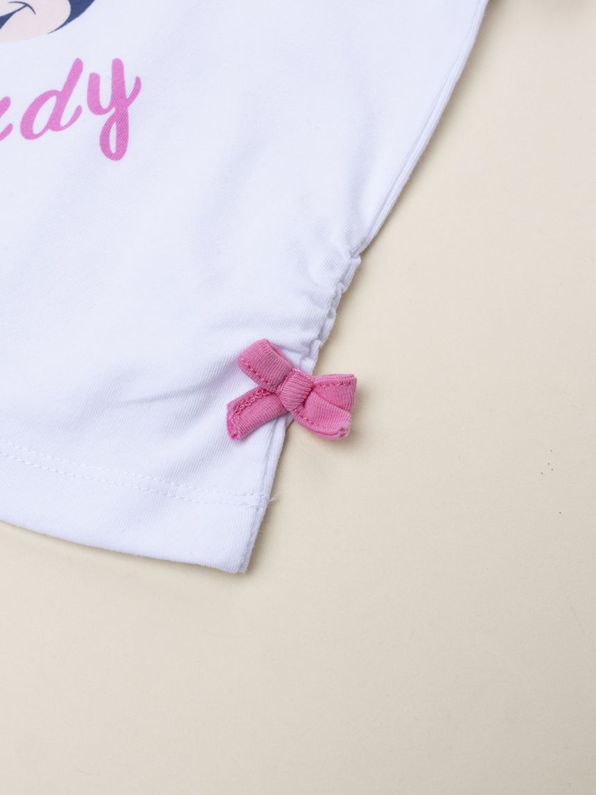 βρεφικό t-shirt λευκό minnie για κορίτσι - Prénatal