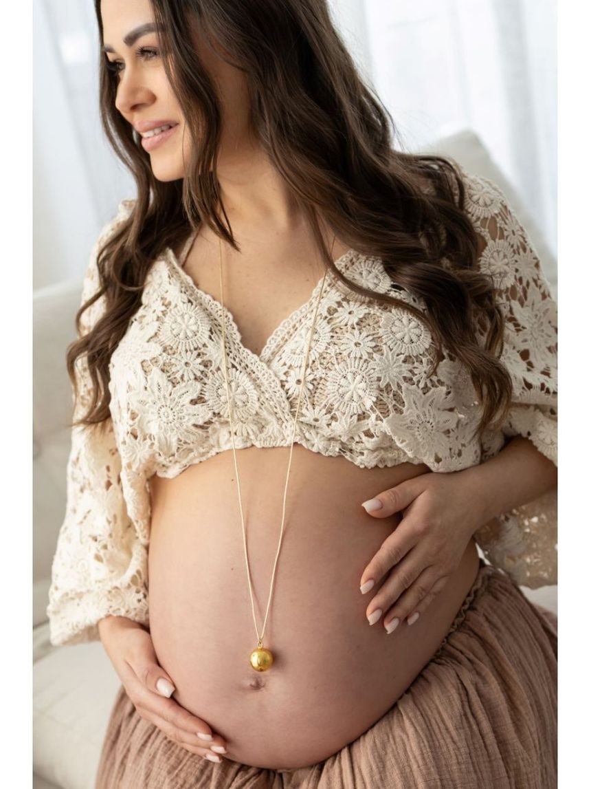 Proud mama μενταγιόν bola sofie gold pm-672 - Proud Mama