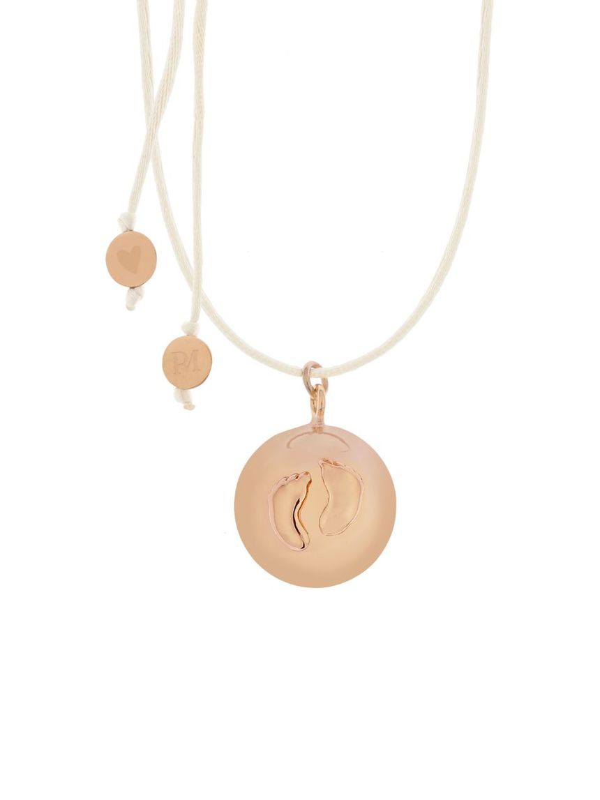 Proud mama μενταγιόν bola sofie rose gold πατουσάκια pm-671 - Proud Mama