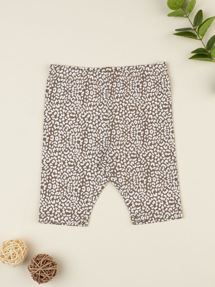βρεφικό κολάν καφέ animal print για κορίτσι - Prénatal