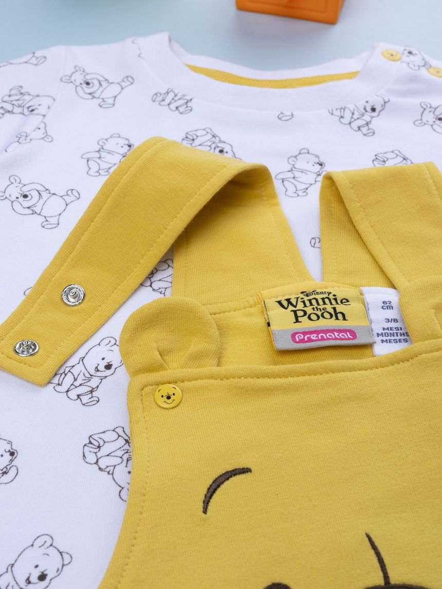 βρεφικό σετ t-shirt & σαλοπέτα winnie για αγόρι - Prénatal