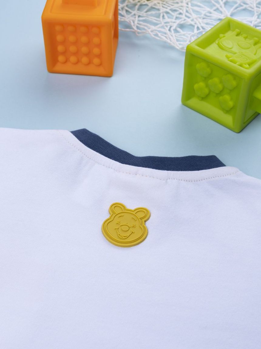 βρεφικό t-shirt λευκό winnie για αγόρι - Prénatal