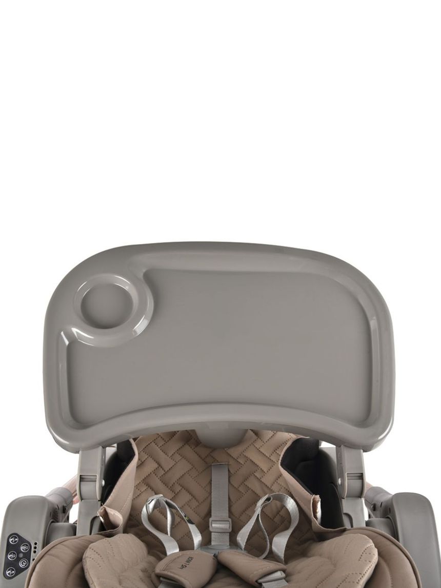 Bebe stars καρεκλάκι φαγητού-κούνια serenna ηλεκτρικό 2 σε 1 natural beige 871-182 - Bebe Stars