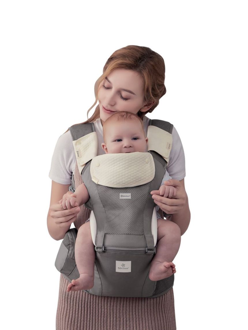 Bebe stars μάρσιπος hug me smoked grey 225-186 - Bebe Stars