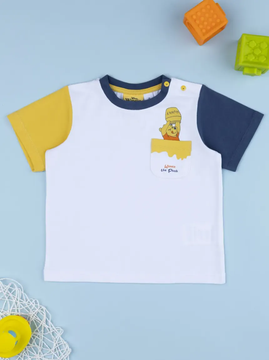 βρεφικό t-shirt λευκό winnie για αγόρι - Prénatal