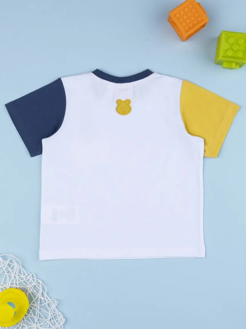 βρεφικό t-shirt λευκό winnie για αγόρι - Prénatal