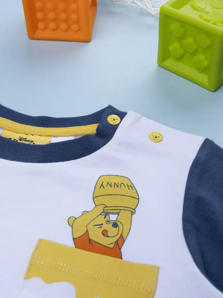 βρεφικό t-shirt λευκό winnie για αγόρι - Prénatal