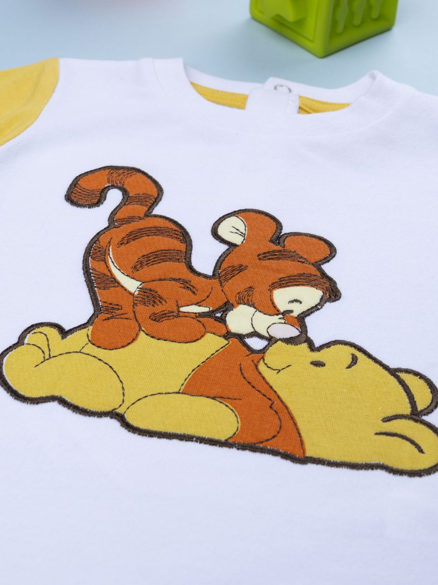 βρεφικό t-shirt λευκό winnie & tigger για αγόρι - Prénatal