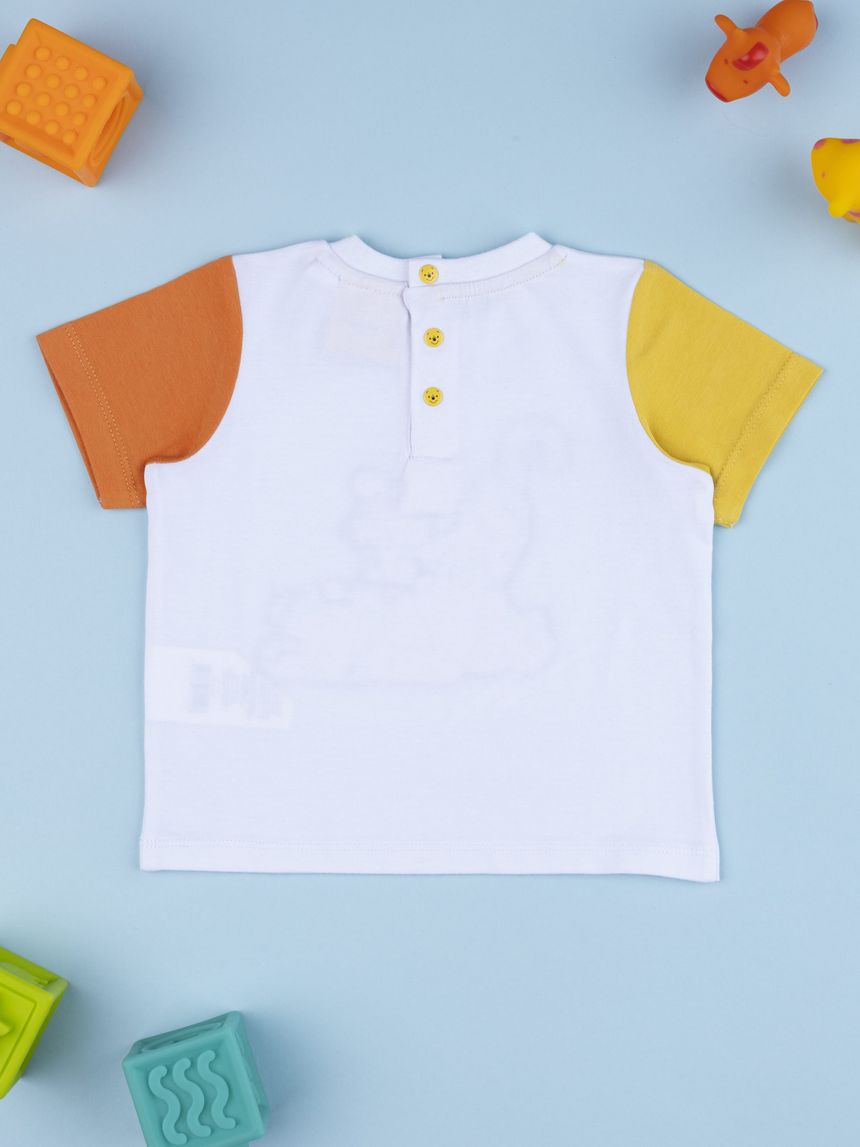 βρεφικό t-shirt λευκό winnie & tigger για αγόρι - Prénatal