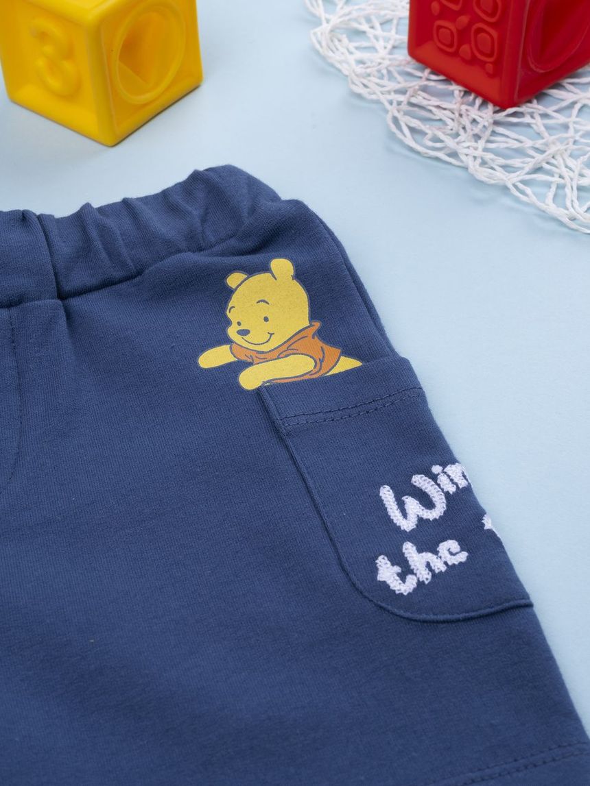 βρεφικό σορτσάκι μπλε winnie για αγόρι - Prénatal