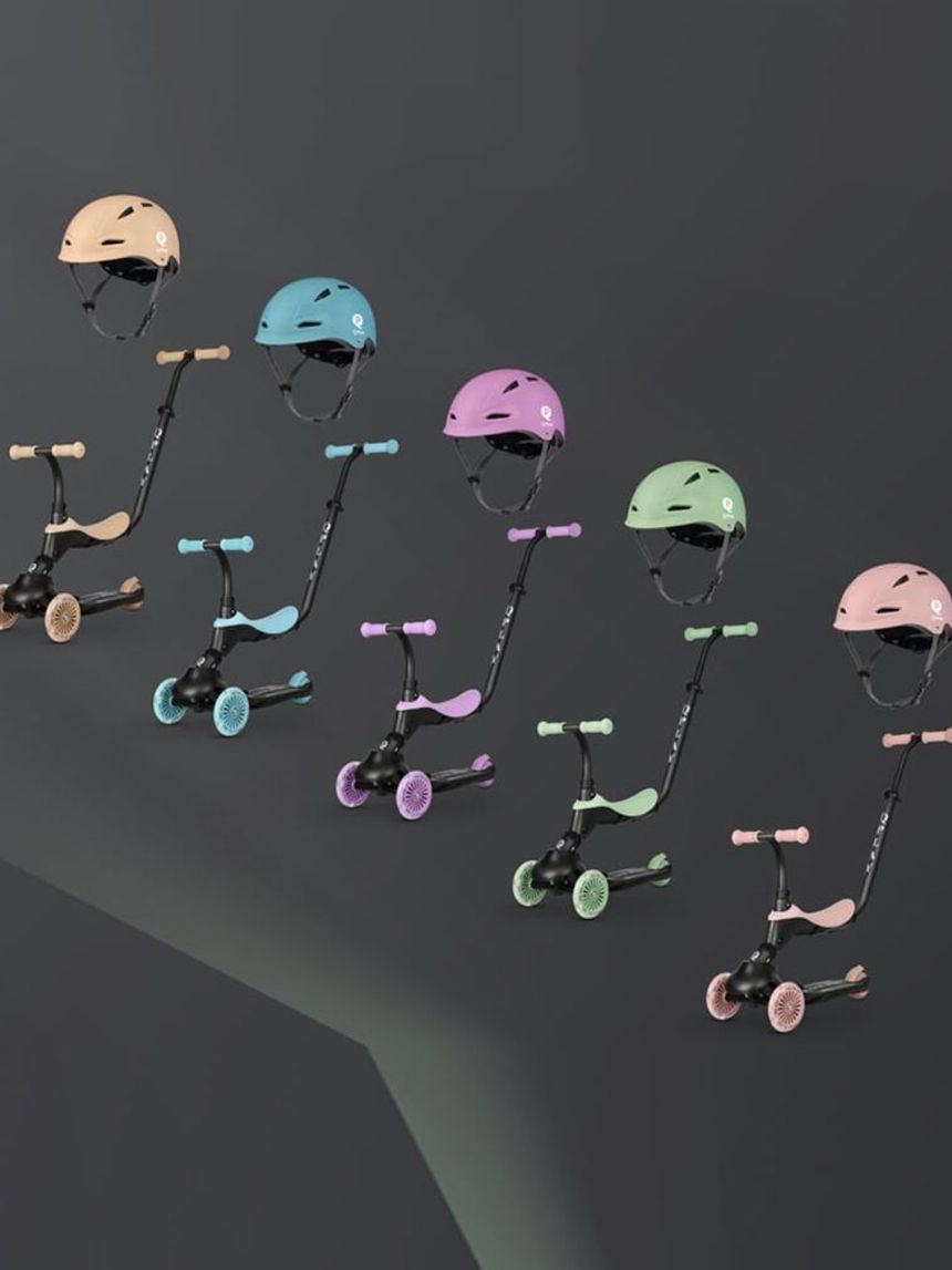 Qplay manbo παιδικό προστατευτικό κράνος για ποδήλατο-scooter πατίνι coral pink small 01-2002326-02 - QPLAY