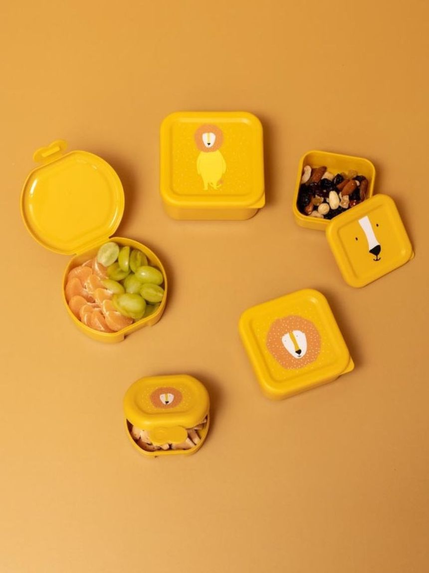 Trixie σετ φαγητοδοχεία snack box with clips 2τμχ mr. lion t06213 - TRIXIE