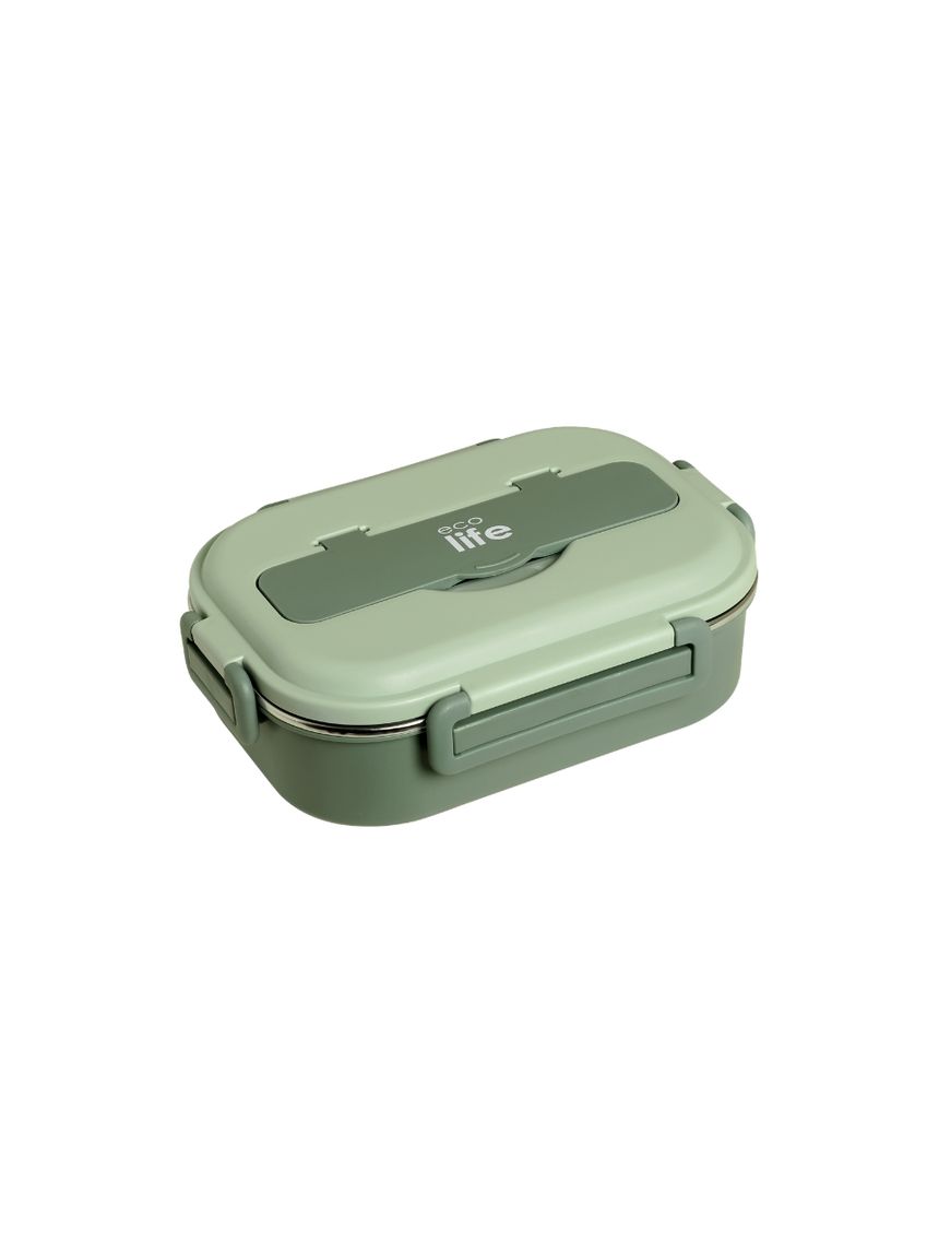 Ecolife φαγητοδοχείο 3 θέσεων 1lt πράσινο 33-fc-9093 - Ecolife