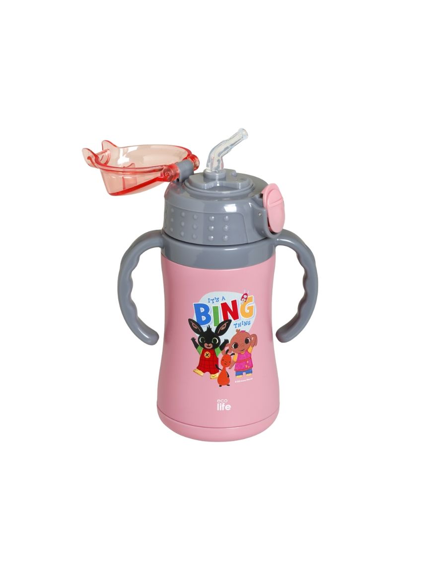 Ecolife kids thermos παγούρι 'it's a bing thing' 300ml pink 33-bo-2125 - Ecolife