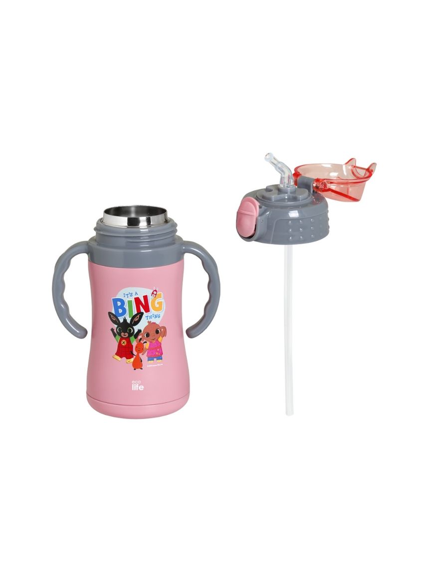 Ecolife kids thermos παγούρι 'it's a bing thing' 300ml pink 33-bo-2125 - Ecolife