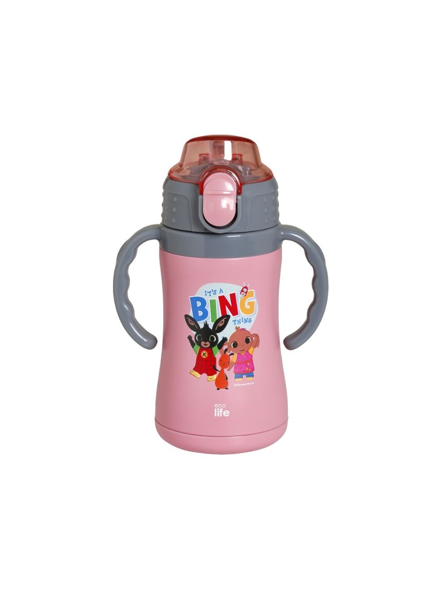 Ecolife kids thermos παγούρι 'it's a bing thing' 300ml pink 33-bo-2125 - Ecolife