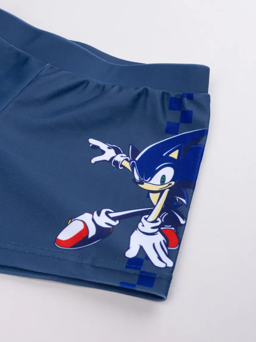 παιδικό μαγιό σορτσάκι μπλε sonic για αγόρι - Prénatal