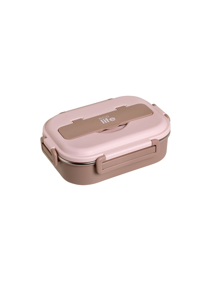 Ecolife φαγητοδοχείο 3 θέσεων 1lt ροζ 33-fc-9091 - Ecolife