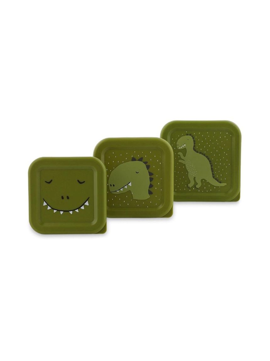 Trixie σετ φαγητοδοχεία snack box nesting 3τμχ mr. dino t05201 - TRIXIE