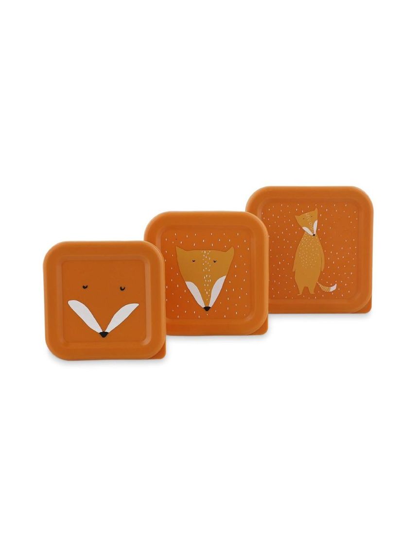 Trixie σετ φαγητοδοχεία snack box nesting 3τμχ mr. fox t05210 - TRIXIE