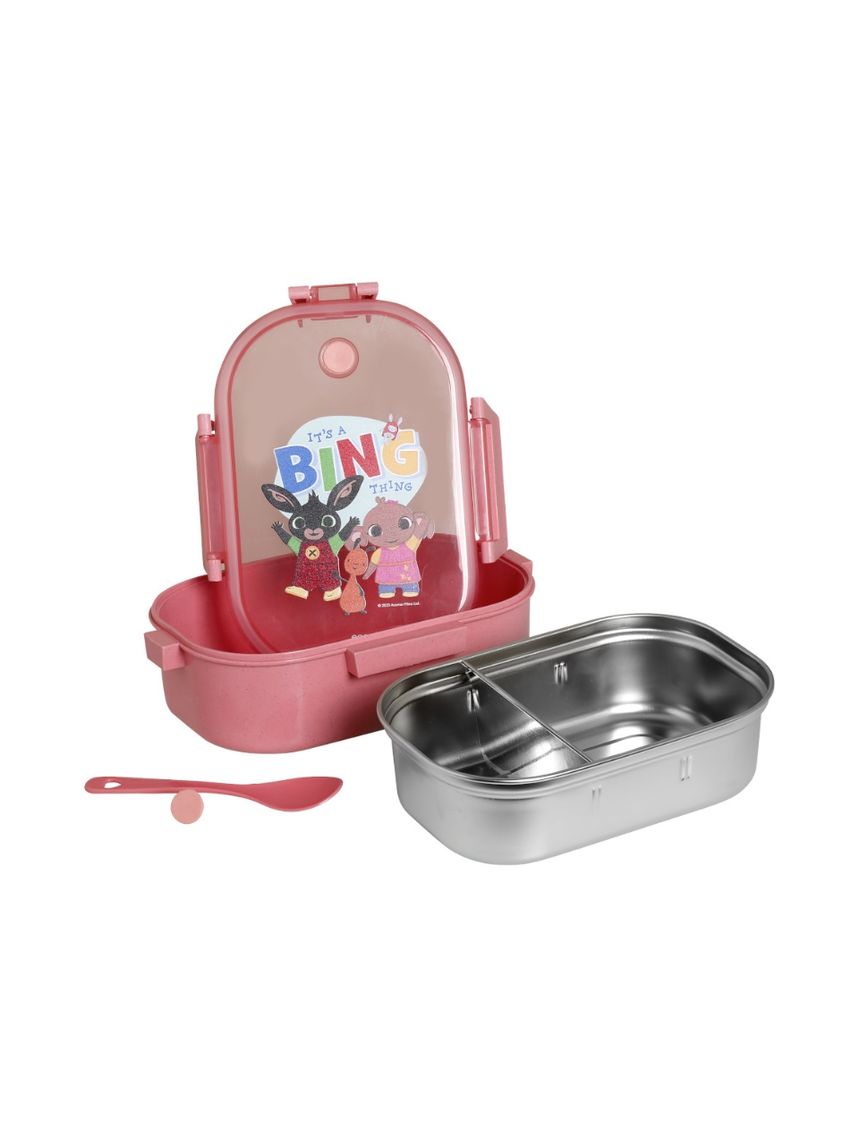 Ecolife φαγητοδοχείο 'it's a bing thing' 900ml pink 33-bo-9004 - Ecolife
