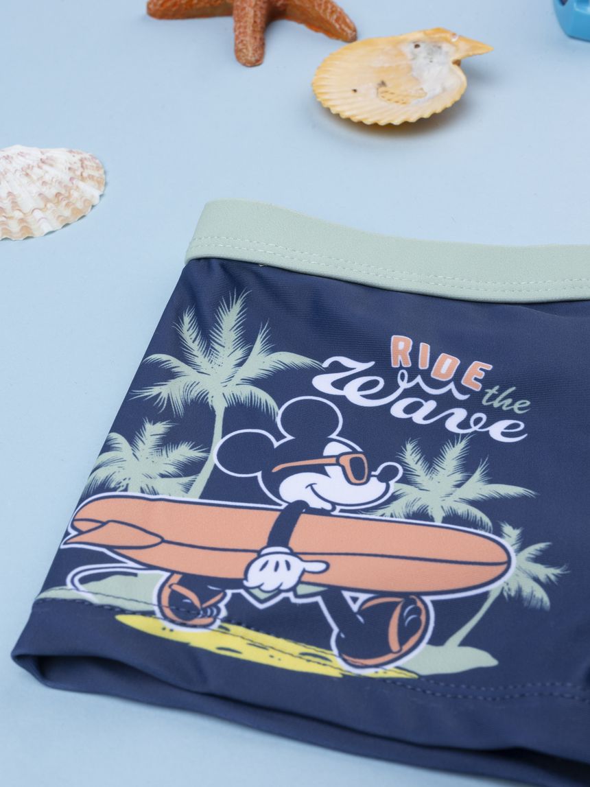 βρεφικό μαγιό σορτσάκι μπλε mickey για αγόρι - Prénatal